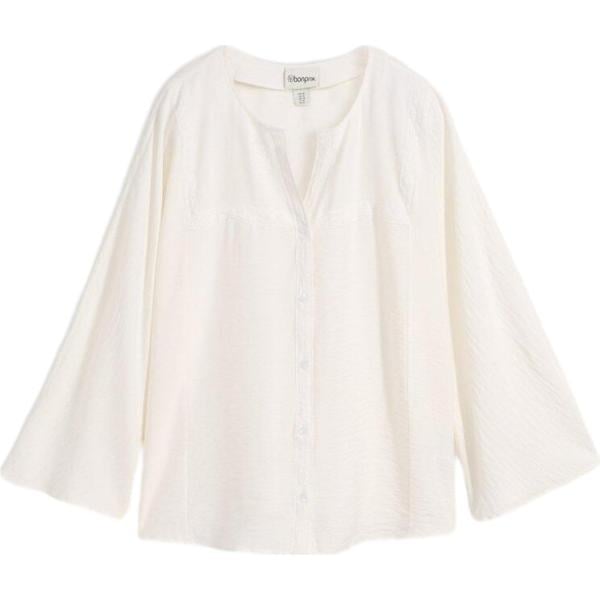 bluse bonprix bianco