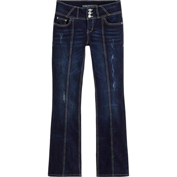jeans bootcut bonprix blu