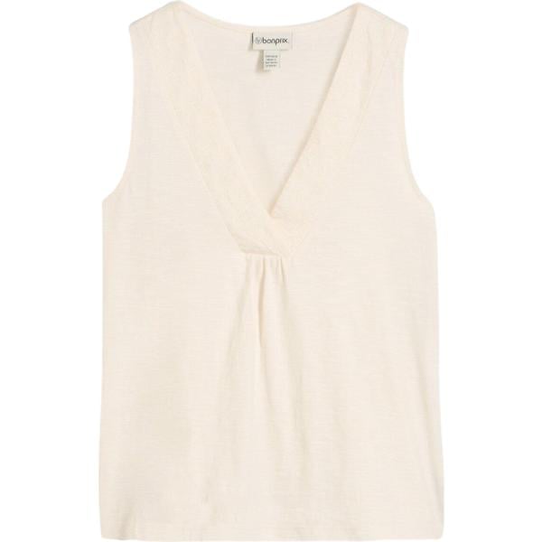 top bonprix bianco