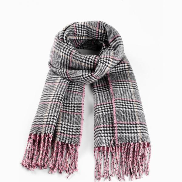 sciarpe Bpc bonprix collection grigio principe di galles