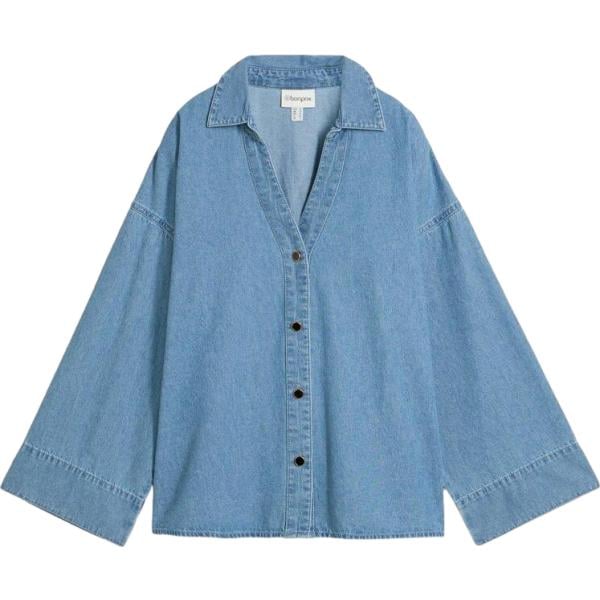camicie bonprix blu