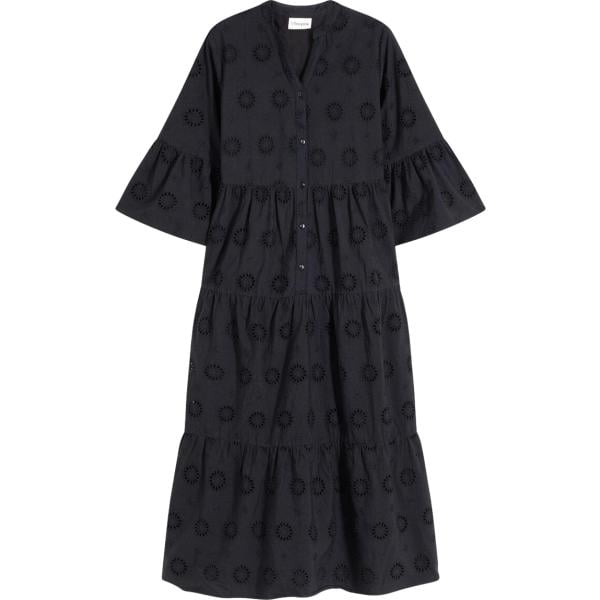 Vestito lungo da donna in nero pece lungo bonprix bonprix