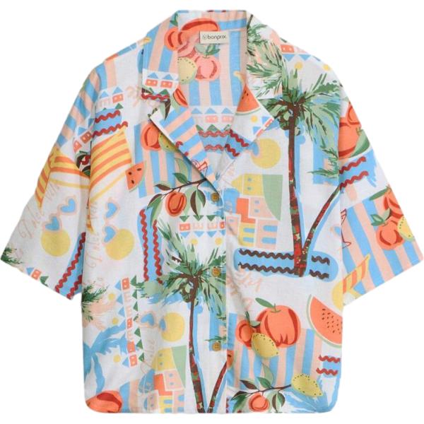 camicie bonprix bianco