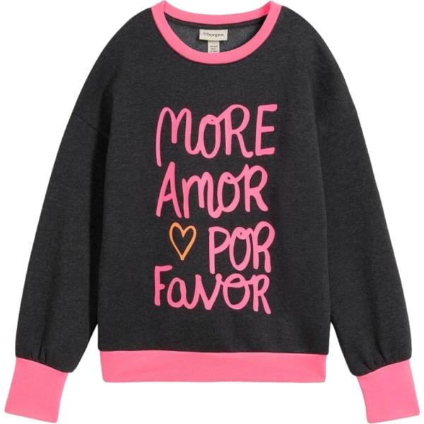 Felpa da donna in nero pece bonprix
