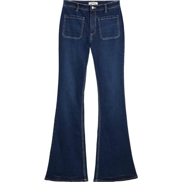 jeans bootcut bonprix blu