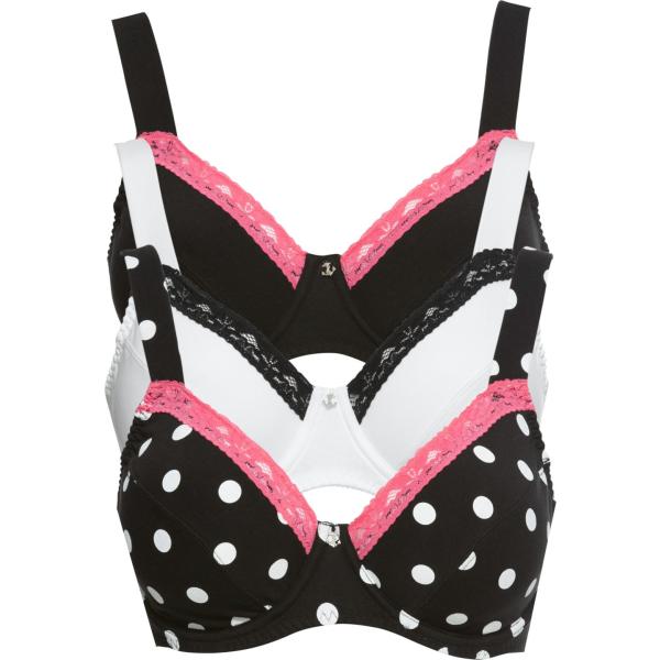 reggiseni bonprix nero tinta unita