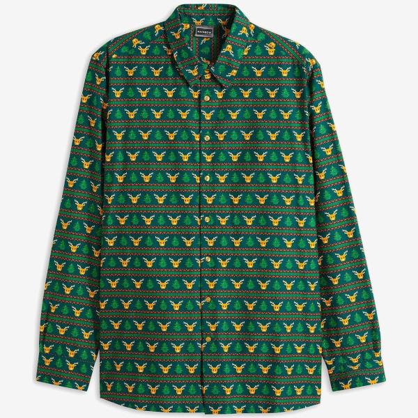 camicie bonprix verde