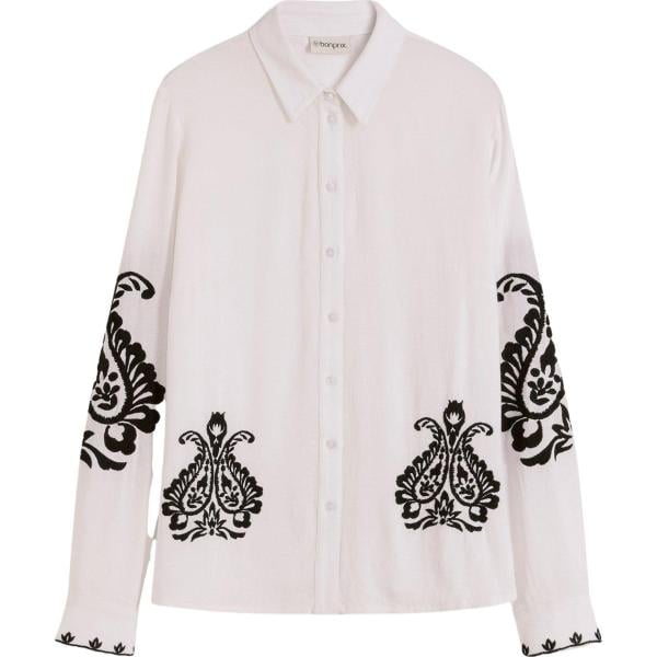 camicie bonprix bianco