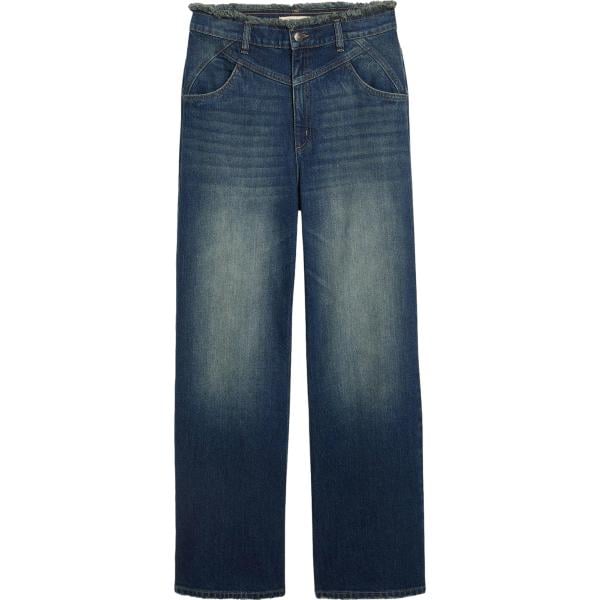 jeans dritti bonprix blu