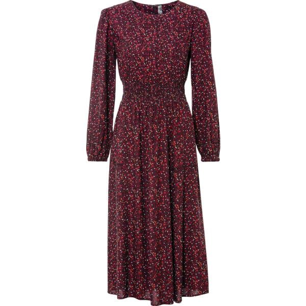 vestiti midi/longuette bonprix marrone a fiori