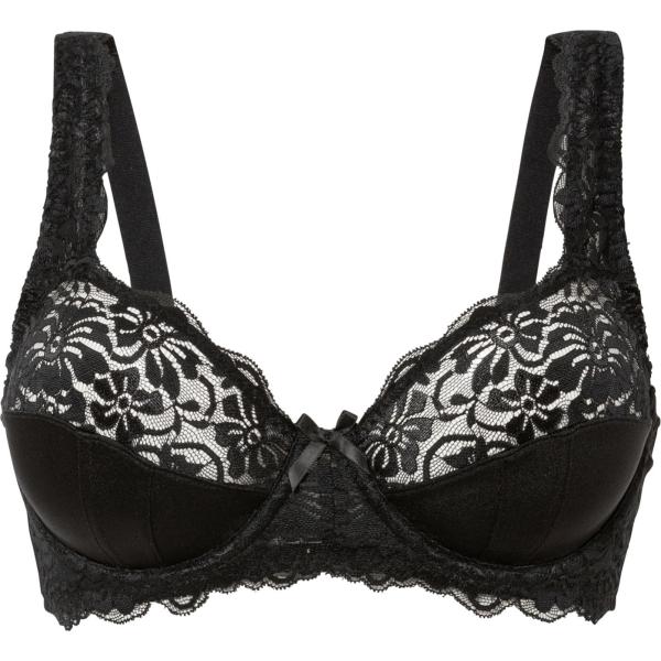reggiseni bonprix nero a fiori