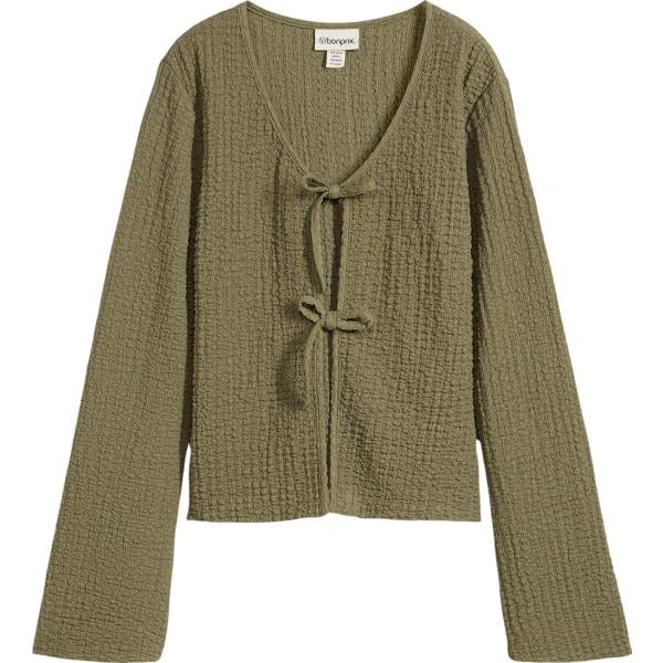 bluse bonprix verde