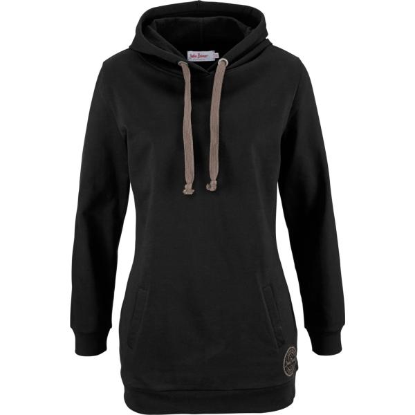 felpe con cappuccio bonprix nero con stampe