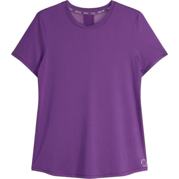 Top sportivo da donna in viola scuro bonprix