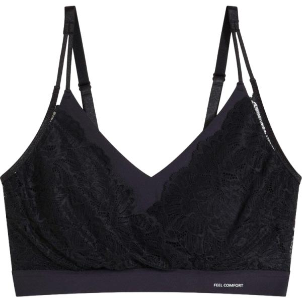 Bralette da donna in nero pece bonprix bonprix