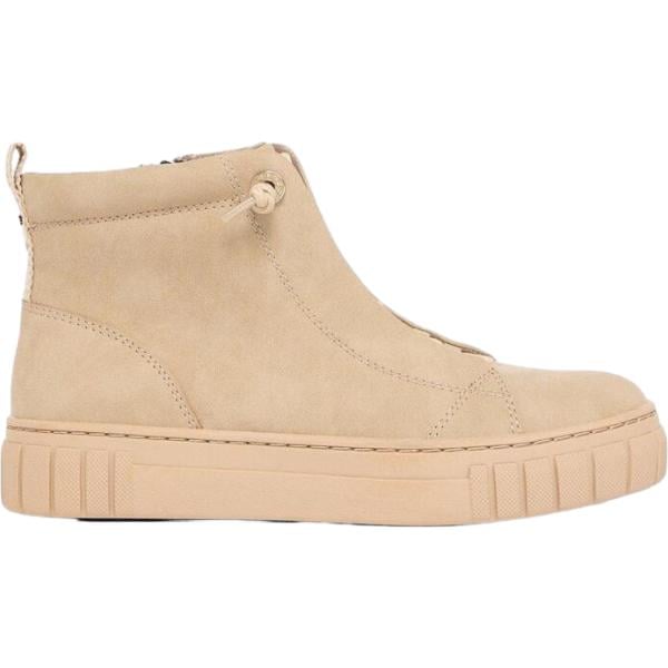 Sneakers alte da donna in beige sabbia con plateau bonprix bonprix