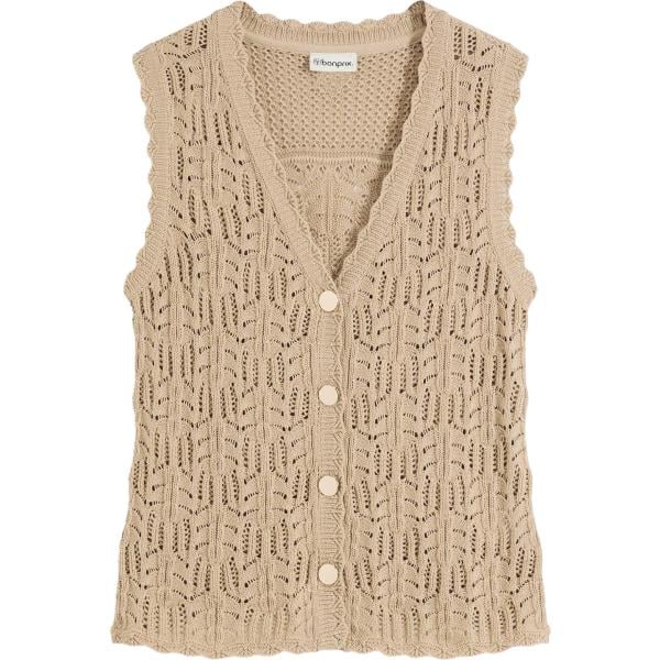 gilet bonprix marrone
