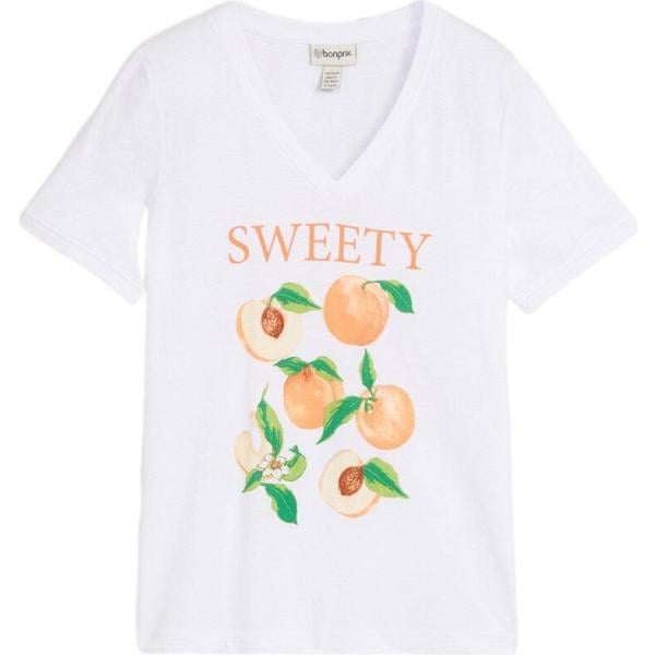 t-shirt bonprix bianco