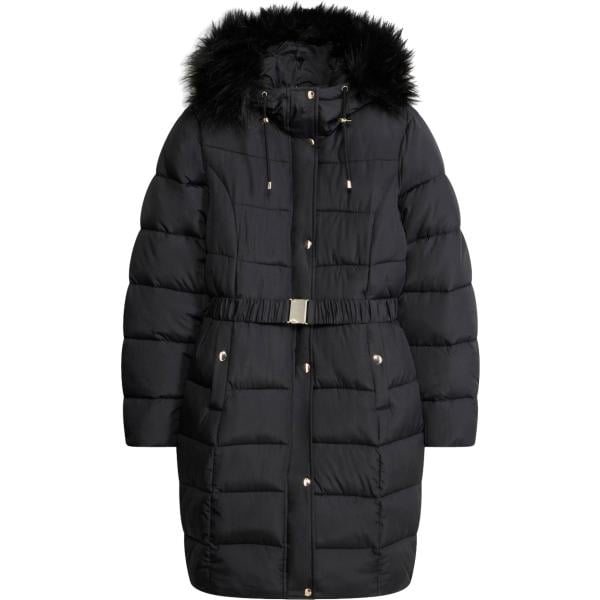 Piumino da donna in nero pece tessuto impermeabile bonprix
