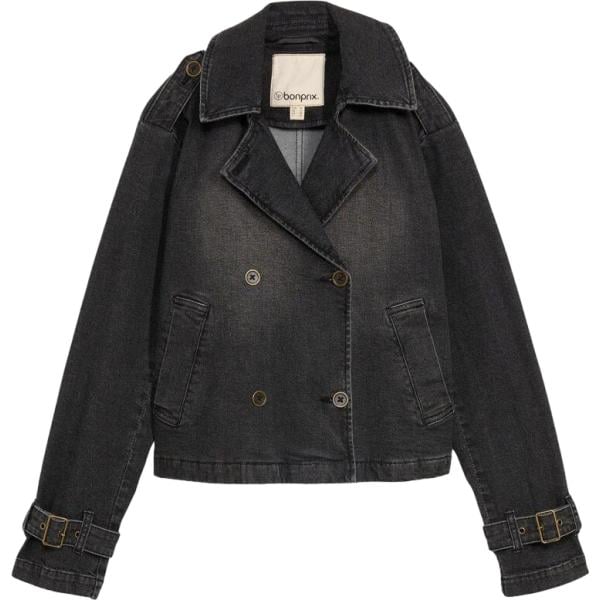 trench bonprix nero