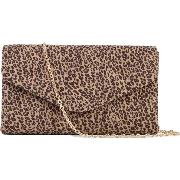 clutch bonprix marrone animalier