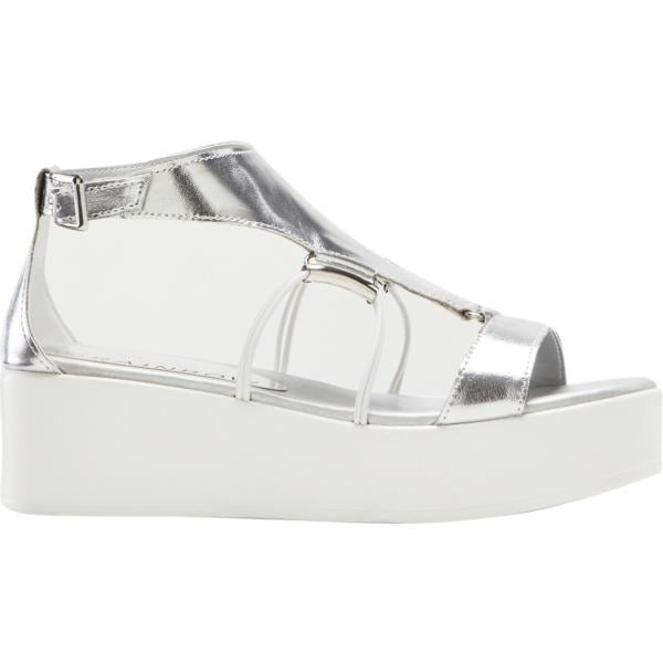 sandali col tacco bonprix grigio