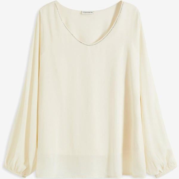 bluse bonprix bianco