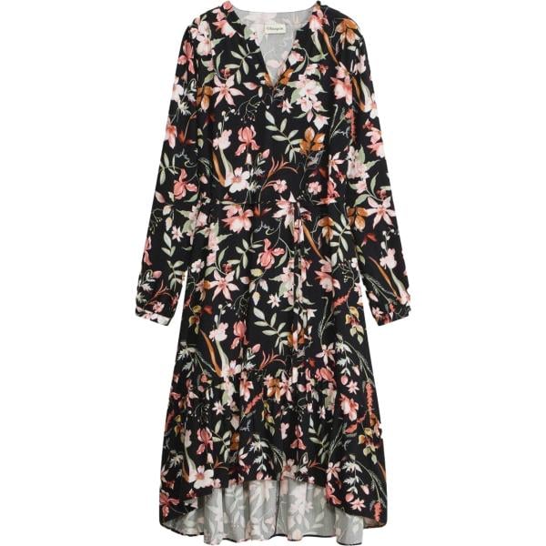 Vestito longuette/midi da donna in nero pece bonprix bonprix