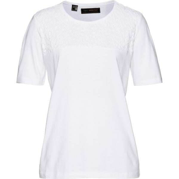 t-shirt bonprix bianco