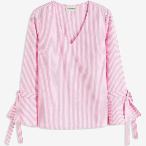 tuniche bonprix rosa a righe