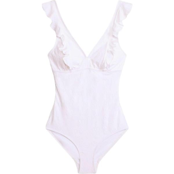 costumi interi bonprix bianco