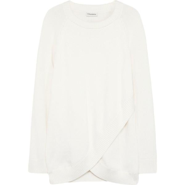 Maglione da donna in bianco neve premaman bonprix bonprix