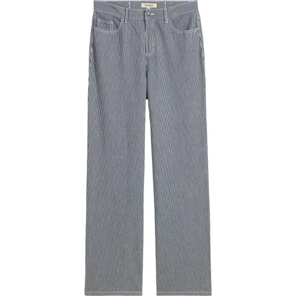 jeans dritti bonprix grigio a righe