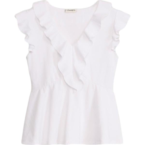 bluse bonprix bianco