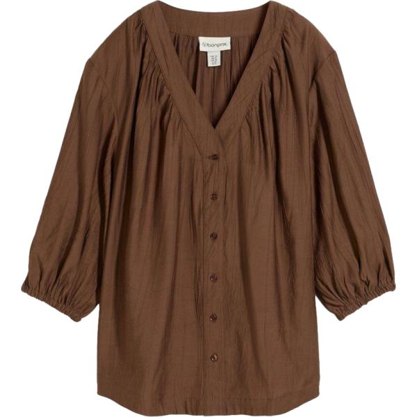 bluse bonprix marrone