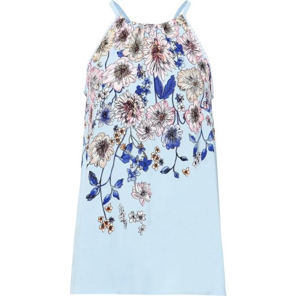 top bonprix blu con stampe