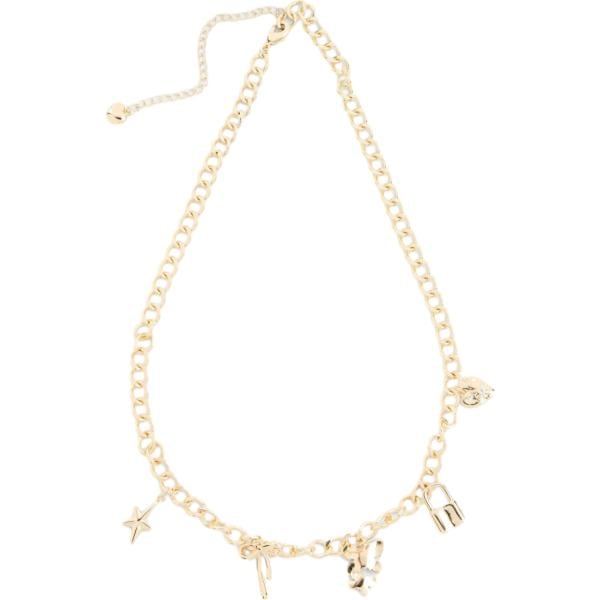 Collana da donna in beige sabbia con charm bonprix
