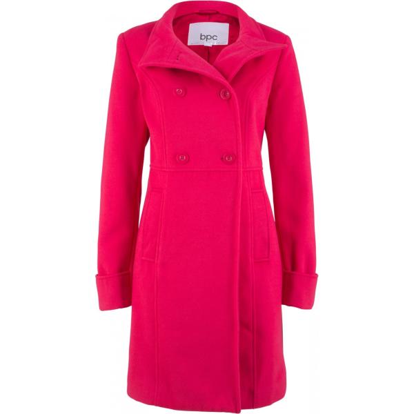 Cappotto collo alto Bpc bonprix collection rosso