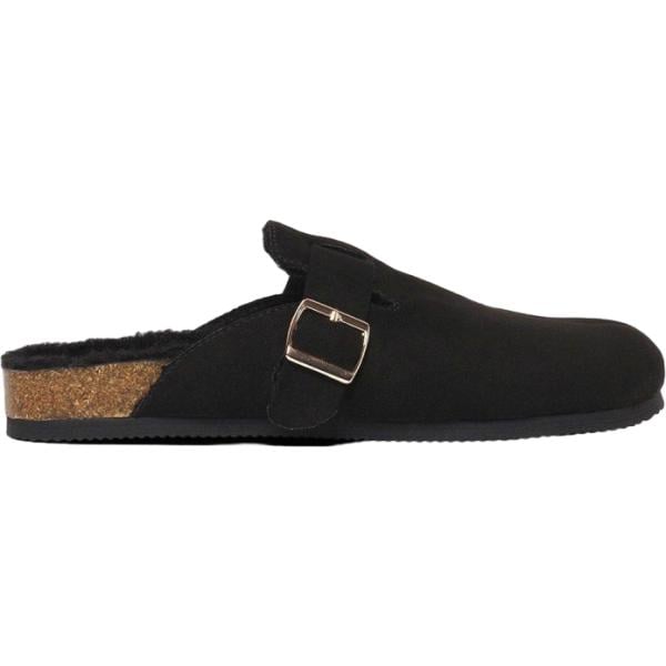 Pantofole da donna in nero pece bonprix