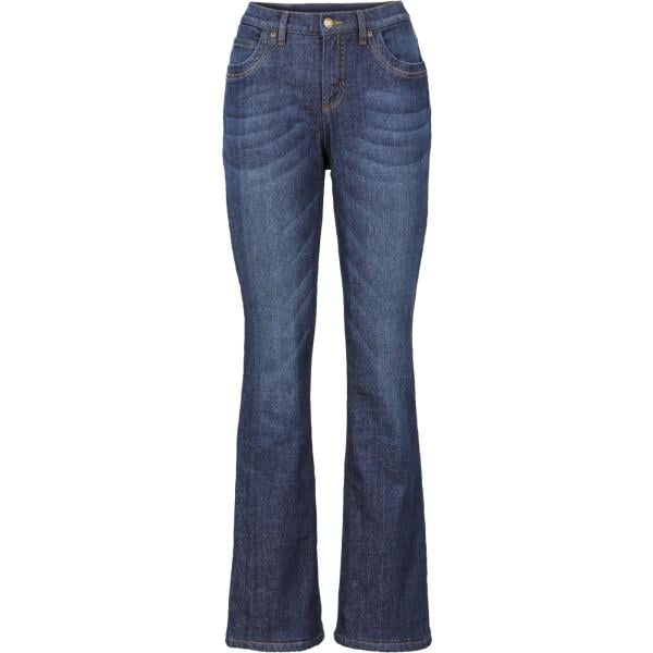 jeans bootcut bonprix blu