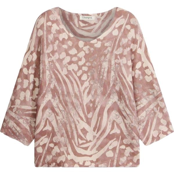 t-shirt bonprix marrone