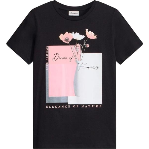 t-shirt bonprix nero