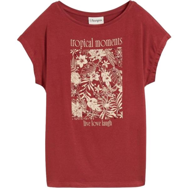 t-shirt bonprix rosso