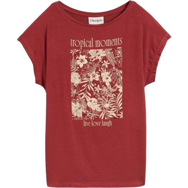 t-shirt bonprix rosso