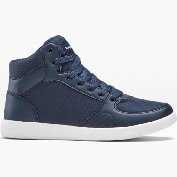 Sneakers sport con lacci in pelle sintetica blu Rainbow blu
