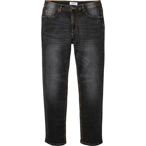 jeans dritti bonprix nero
