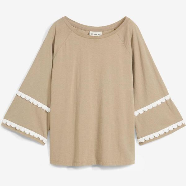 t-shirt bonprix marrone