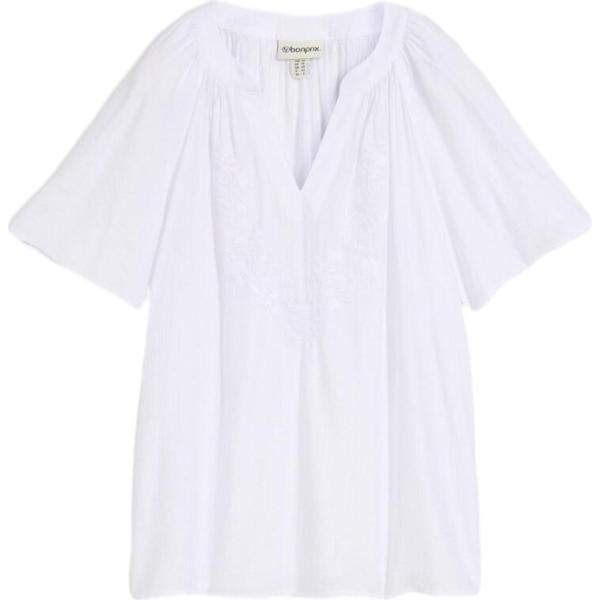 camicie a manica corta bonprix bianco