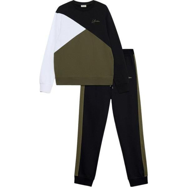 Tuta sportiva da uomo in nero pece bonprix