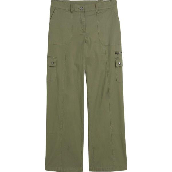 pantaloni cargo bonprix verde
